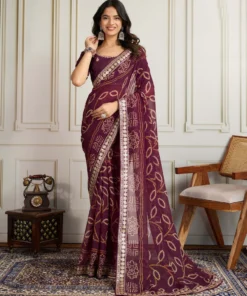 Bandhej Saree