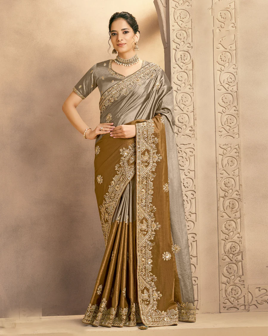 Metallic Saree